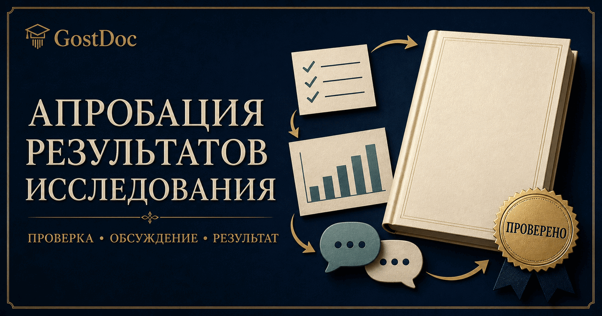 Апробация результатов исследования: что это и как честно описать её в ВКР