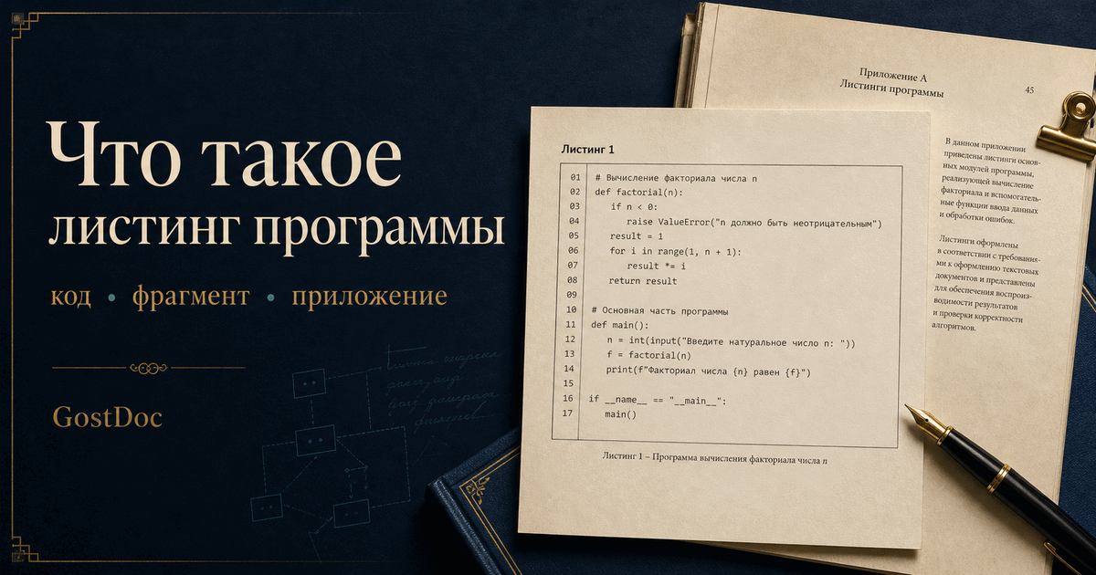 Что такое листинг программы простыми словами