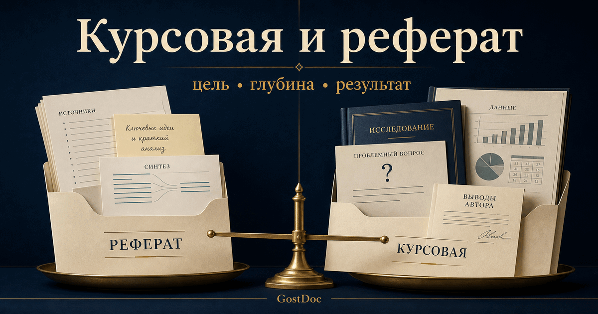Чем курсовая отличается от реферата: сравнение по результату
