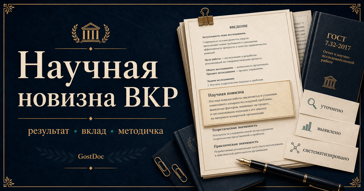 Научная новизна ВКР: что писать, если вы не открыли новую теорию