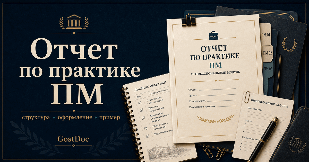 Отчет по практике ПМ: как написать по профессиональному модулю