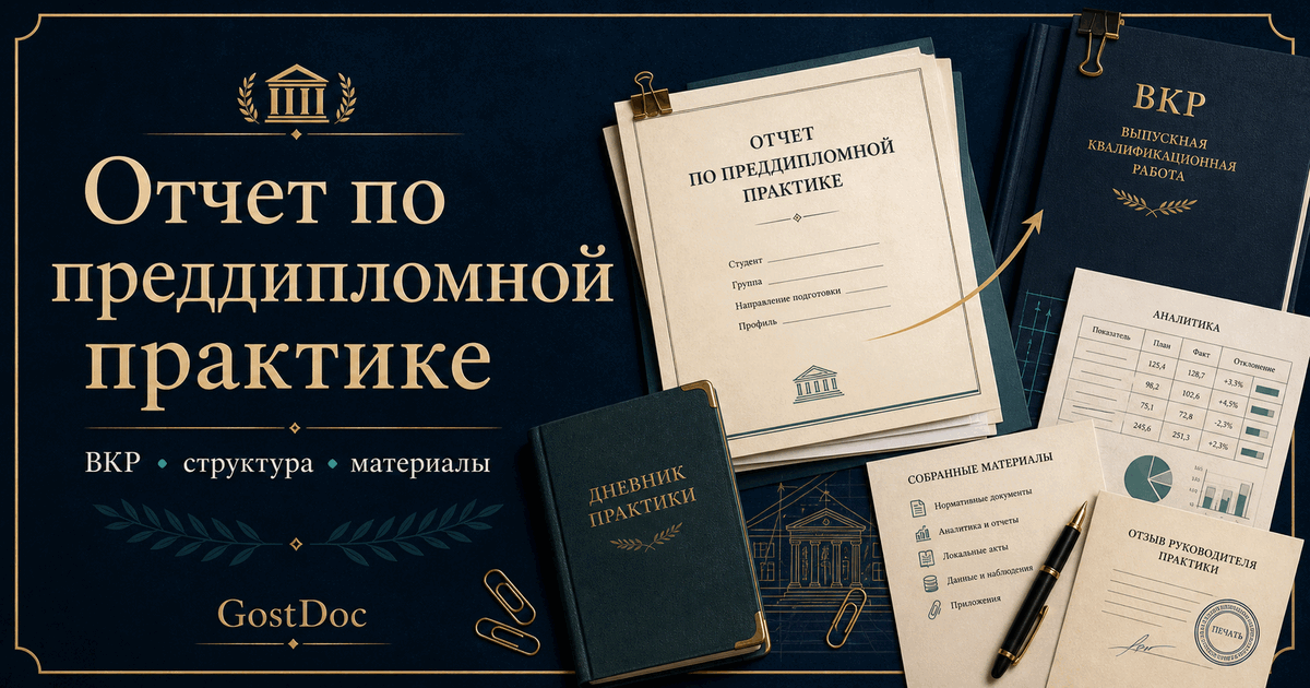 Отчет по преддипломной практике: структура, связь с ВКР, пример плана и ошибки
