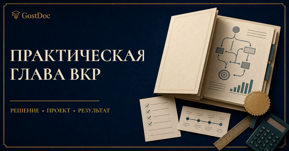 Практическая глава ВКР: как написать решение, проект и расчет результата