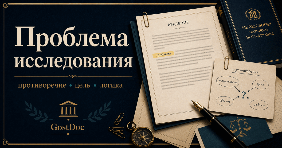 Проблема исследования в ВКР: как сформулировать без натяжки