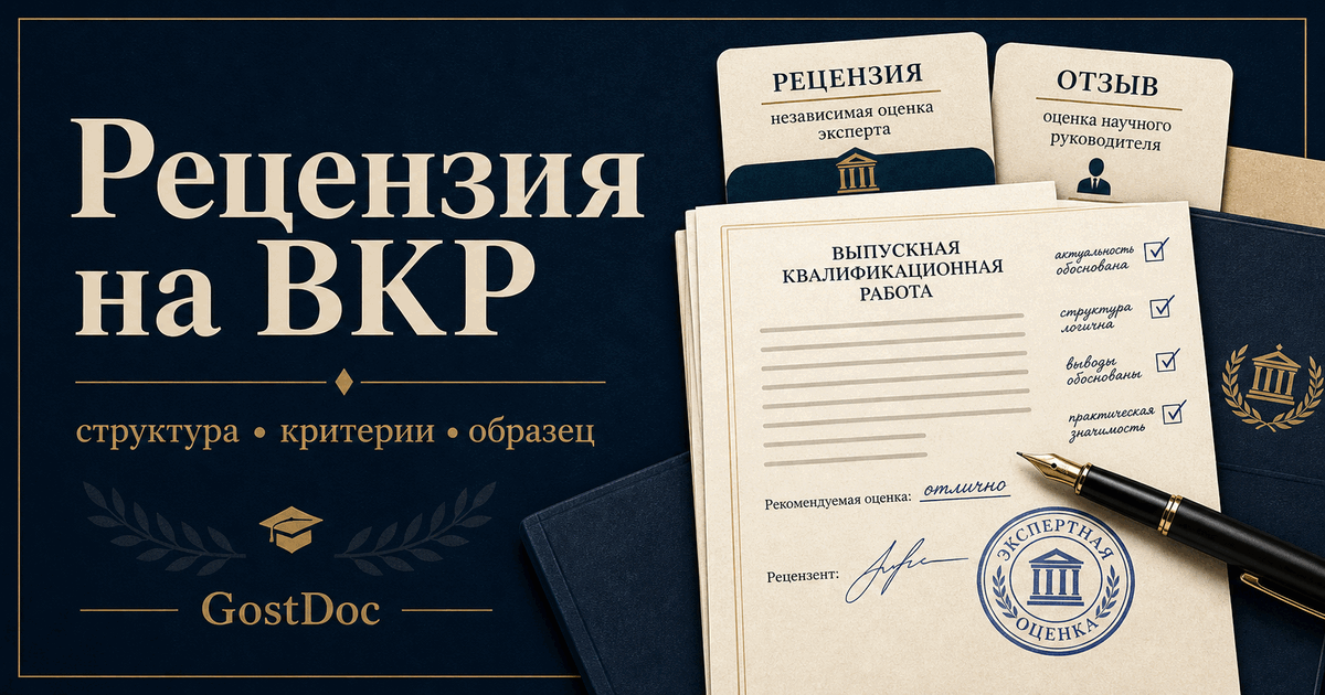 Рецензия на ВКР: кто пишет, что в ней должно быть, чем она отличается от отзыва и как выглядит сильный образец