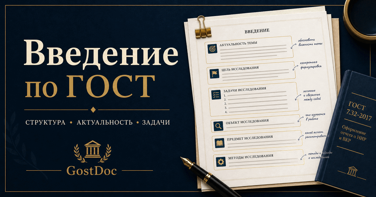 Введение по ГОСТ в Word: как оформить, что писать и с новой ли страницы начинать