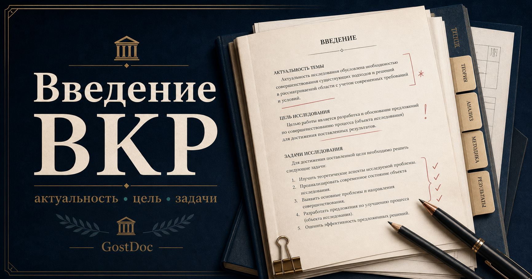 Введение ВКР: как написать сильный текст без воды, чтобы диплом сразу выглядел серьезно